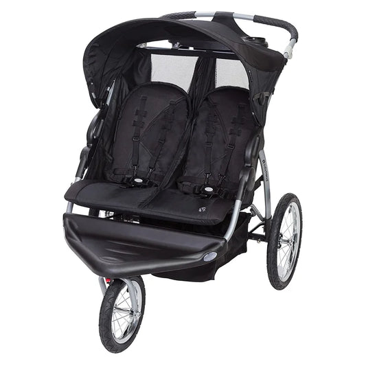 Foldable 3 Wheel Multi-Child Stroller with Storage