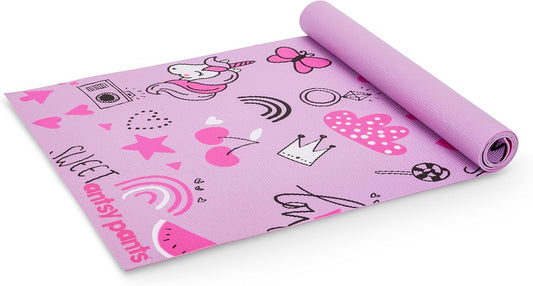 Kids Play & Stretch Gym Mat (60” x 24”, Non-Slip, 3mm Thick)