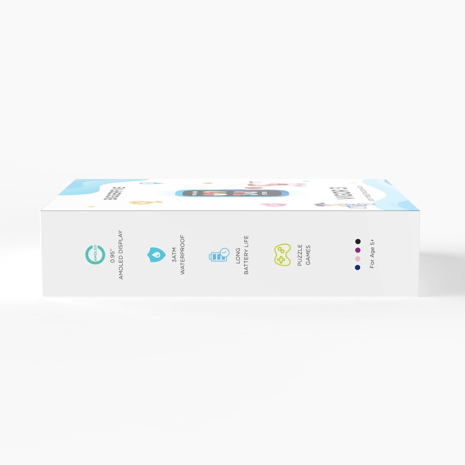 Kid's Fitness Tracker, Vigor Fit Smart Fitness Tracker | 1.1" AMOLED Screen, 25 Sport Modes, Heart Rate & Sleep Monitor, Blood Oxygen Sensor, Smart Notifications, IP68 Waterproof