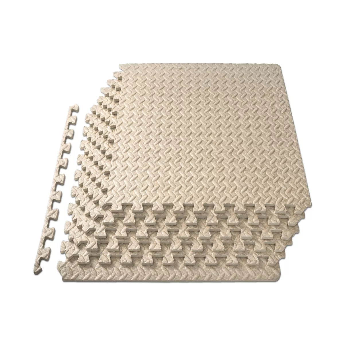 Prosourcefit Exercise Puzzle Mat, 24” X 24” X ½” Tiles