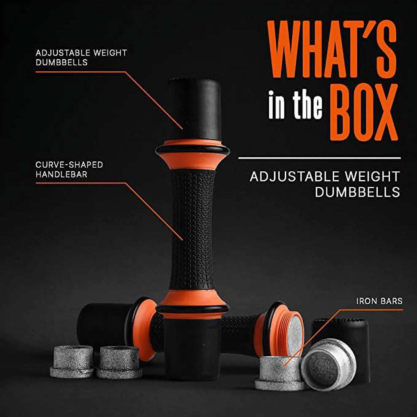 7 Lbs. Dumbbell Weight Set - Adjustable Weight All-In-One Versatile Dumbbells for Women, Non-Slip Neoprene Ideal for Common Movement and Multi Functional Exercise, Home Gym Training