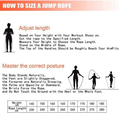 Adjustable Speed Jump Rope, Set of 2 for Parent and Child (Ball Bearings, Memory-Foam Handles)