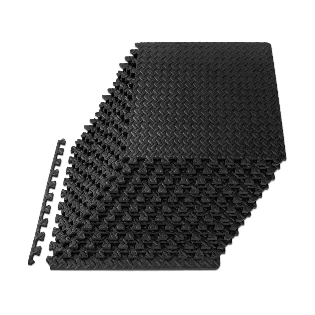 Prosourcefit Exercise Puzzle Mat, 24” X 24” X ½” Tiles