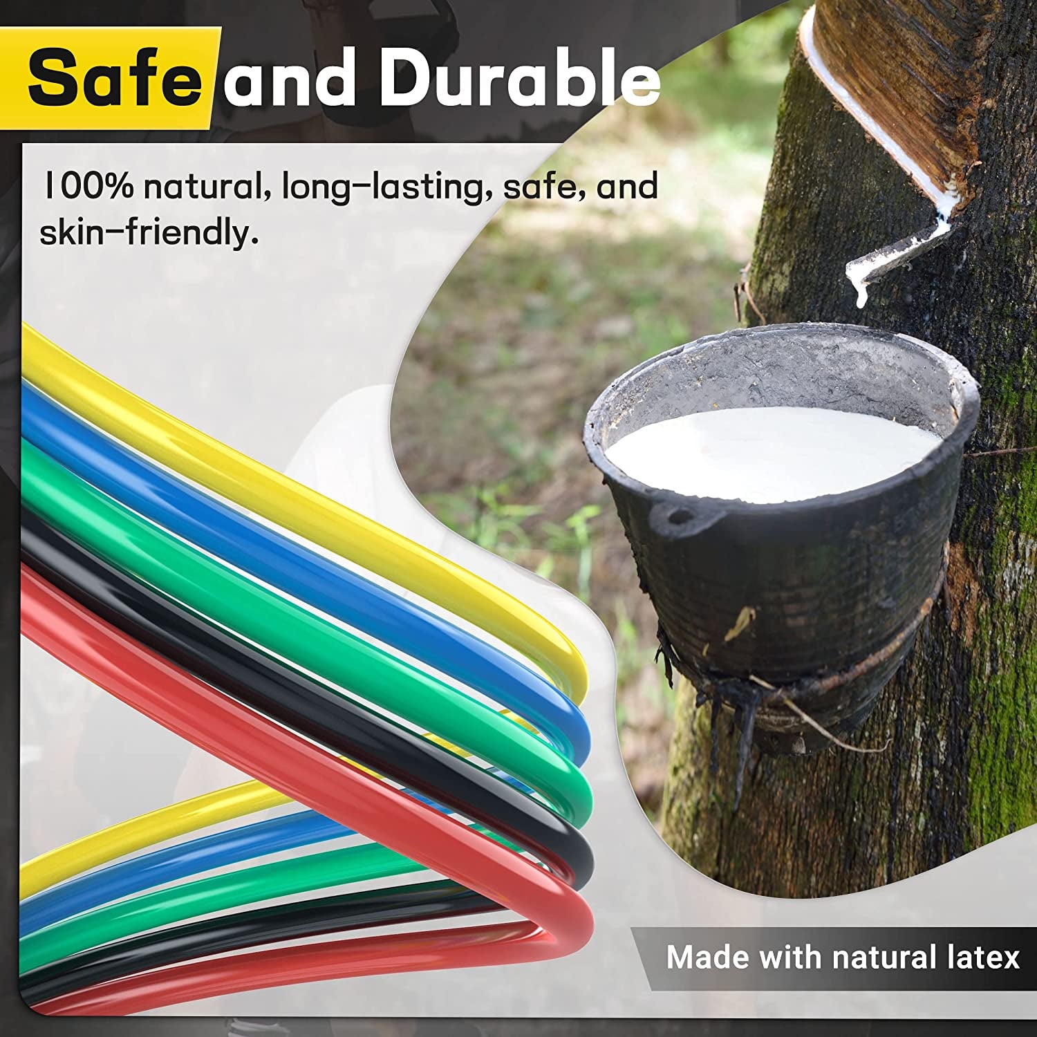 Resistance Bands, Resistance Band Set, Workout Bands, Exercise Bands for Men And