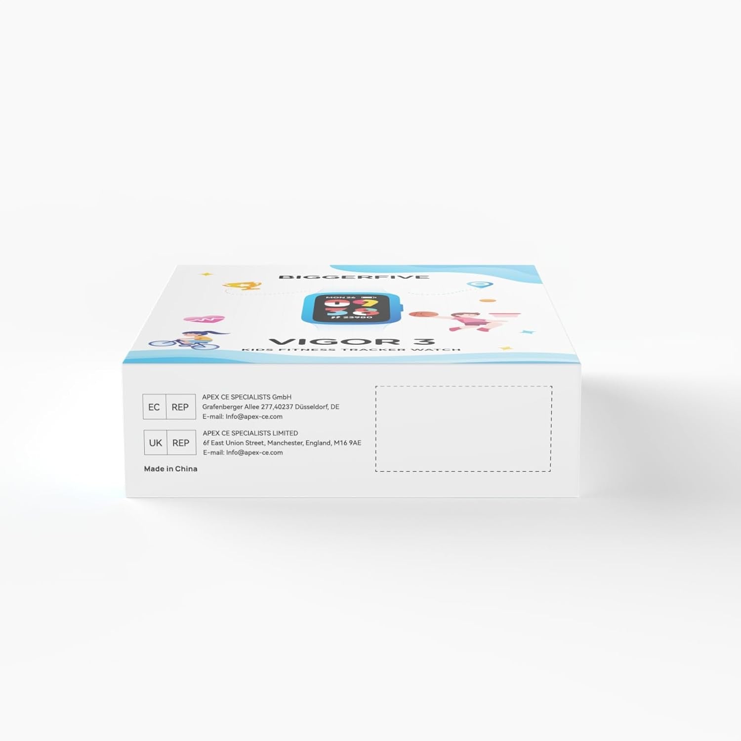 Kid's Fitness Tracker, Vigor Fit Smart Fitness Tracker | 1.1" AMOLED Screen, 25 Sport Modes, Heart Rate & Sleep Monitor, Blood Oxygen Sensor, Smart Notifications, IP68 Waterproof