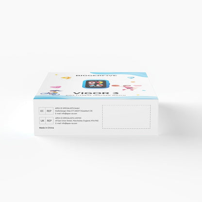 Kid's Fitness Tracker, Vigor Fit Smart Fitness Tracker | 1.1" AMOLED Screen, 25 Sport Modes, Heart Rate & Sleep Monitor, Blood Oxygen Sensor, Smart Notifications, IP68 Waterproof