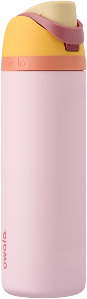 Owala FreeSip 24 oz Insulated Stainless Steel Water Bottle | Two-Way Spout with Built-In Straw & Carry Handle | Leak-Proof, BPA-Free, Triple-Layer Insulation