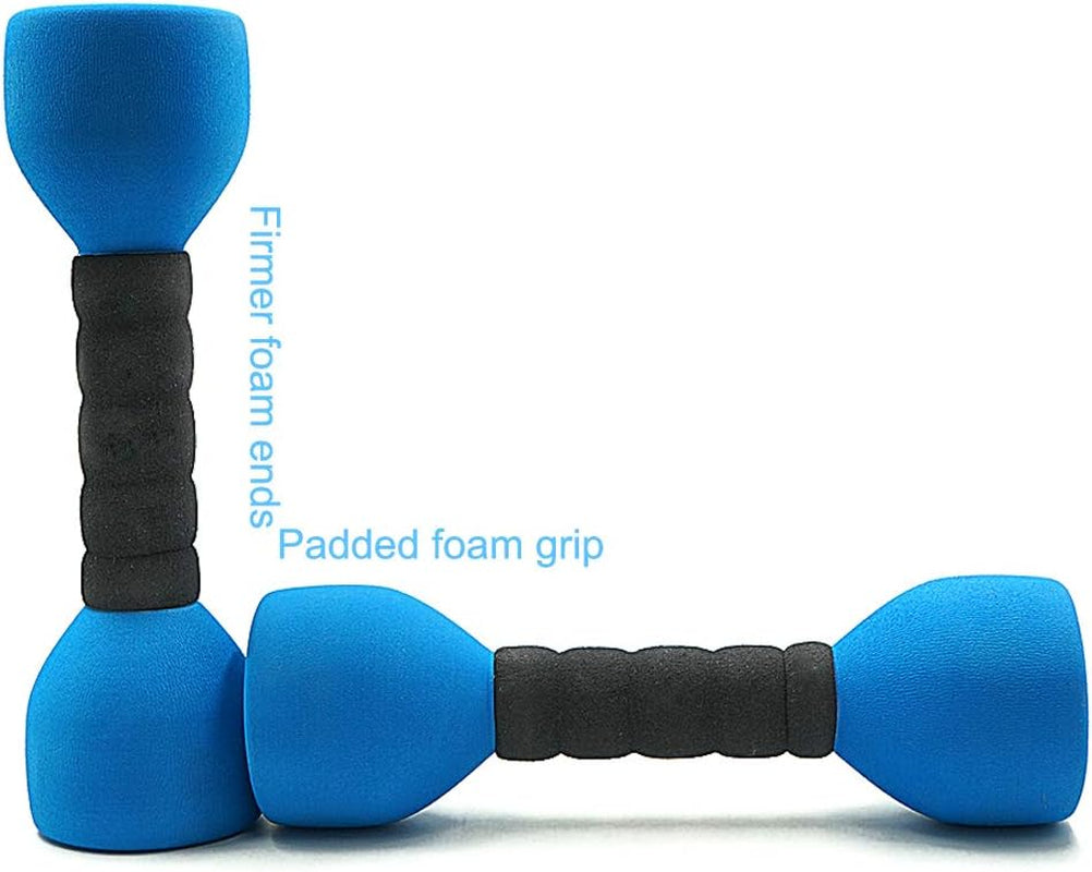 Foam-Covered Kids Dumbbells – Safe Pretend Weights for Ages 3–6 | 2lb Foam Toy Dumbbells for Toddlers
