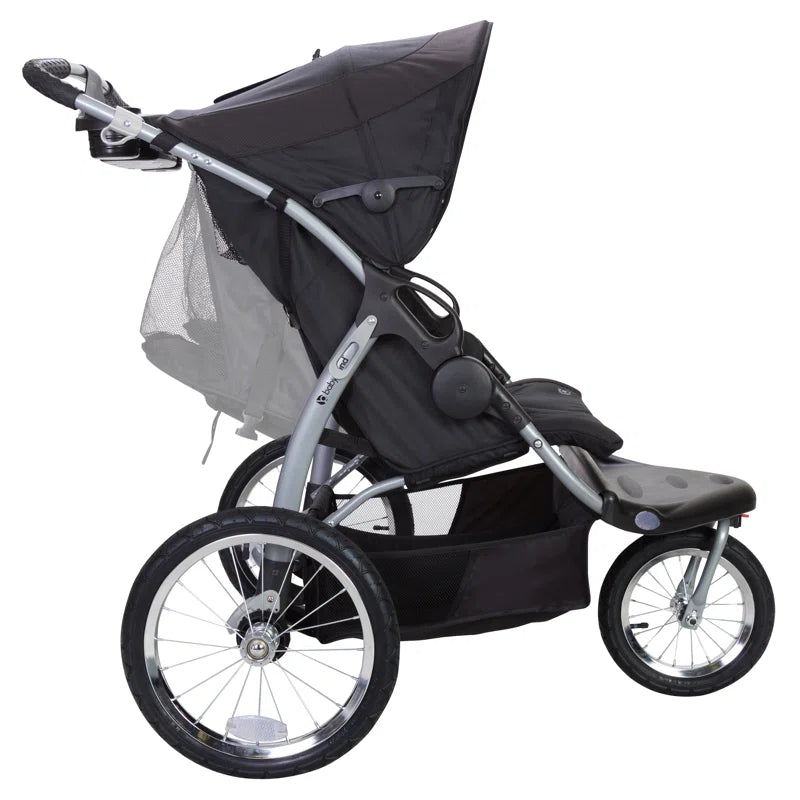 Foldable 3 Wheel Multi-Child Stroller with Storage