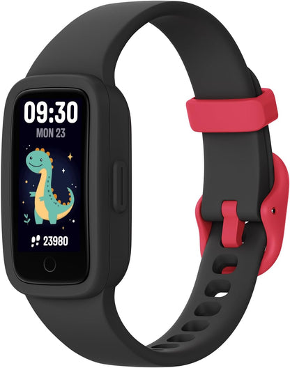 Kid's Fitness Tracker, Vigor Fit Smart Fitness Tracker | 1.1" AMOLED Screen, 25 Sport Modes, Heart Rate & Sleep Monitor, Blood Oxygen Sensor, Smart Notifications, IP68 Waterproof