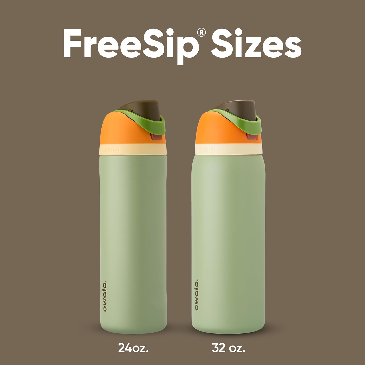 Owala FreeSip 24 oz Insulated Stainless Steel Water Bottle | Two-Way Spout with Built-In Straw & Carry Handle | Leak-Proof, BPA-Free, Triple-Layer Insulation