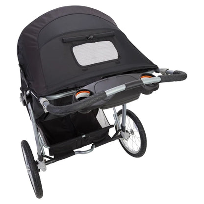 Foldable 3 Wheel Multi-Child Stroller with Storage