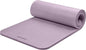 Extra-Thick Comfort Mat (1” Non-Slip, with Carry Strap) for Home Gym, Yoga, Pilates, Stretching, Floor & Fitness Workouts