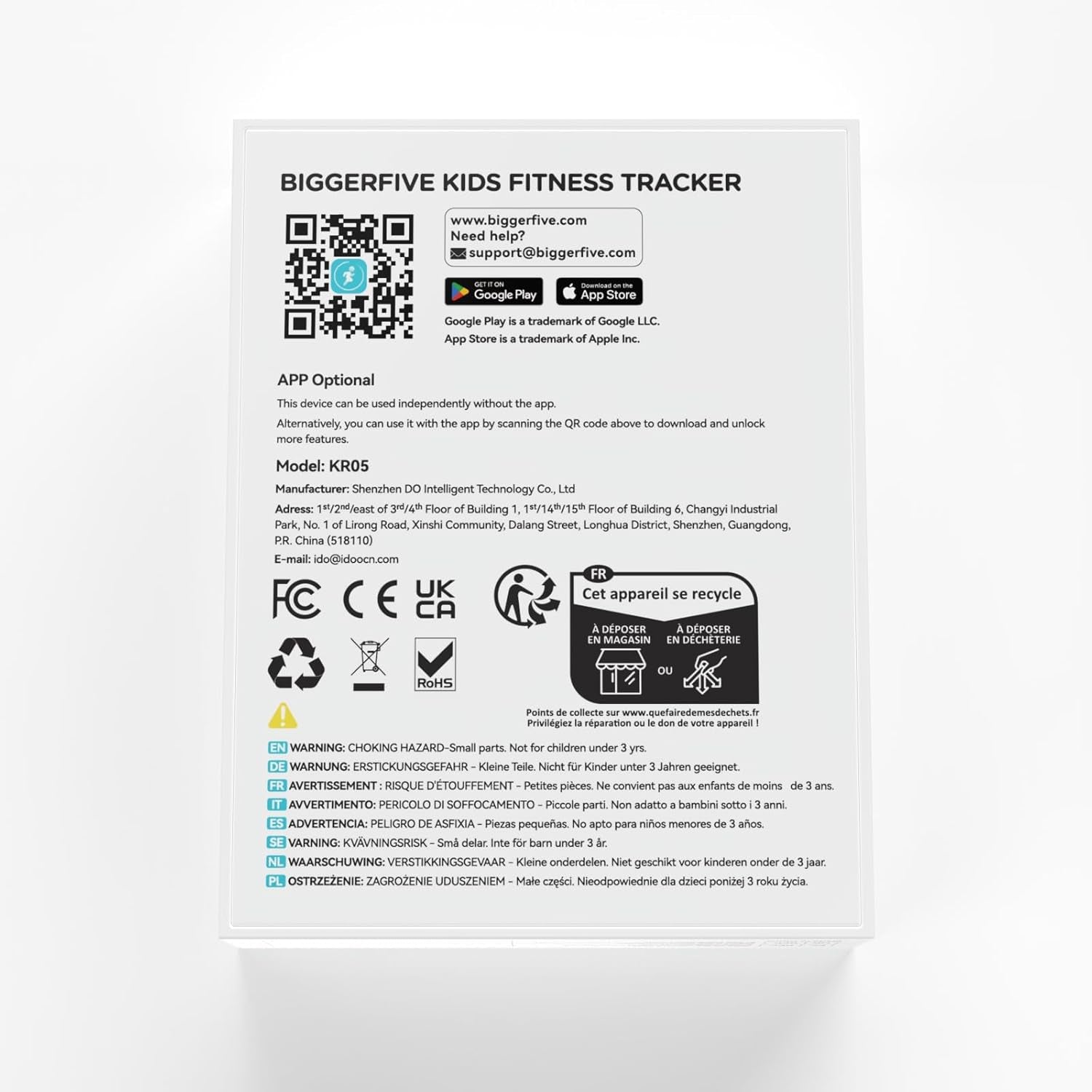 Kid's Fitness Tracker, Vigor Fit Smart Fitness Tracker | 1.1" AMOLED Screen, 25 Sport Modes, Heart Rate & Sleep Monitor, Blood Oxygen Sensor, Smart Notifications, IP68 Waterproof