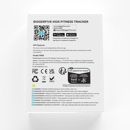 Kid's Fitness Tracker, Vigor Fit Smart Fitness Tracker | 1.1" AMOLED Screen, 25 Sport Modes, Heart Rate & Sleep Monitor, Blood Oxygen Sensor, Smart Notifications, IP68 Waterproof