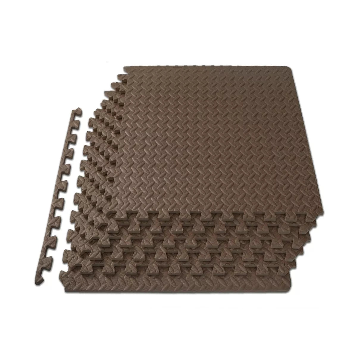 Prosourcefit Exercise Puzzle Mat, 24” X 24” X ½” Tiles