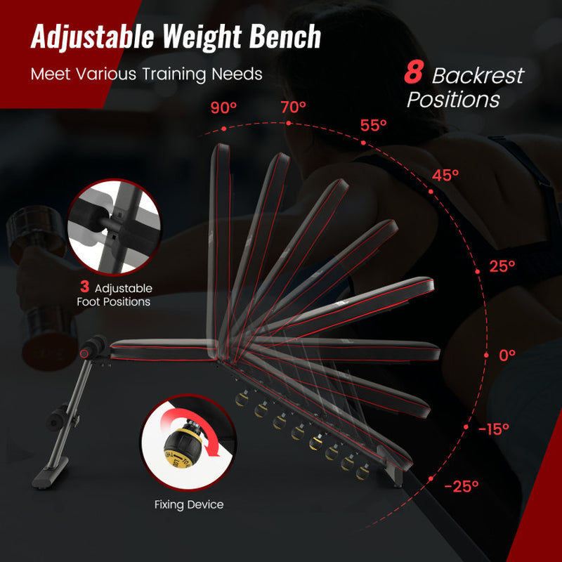 Adjustable Weight Bench Strength Training for Full Body Workout