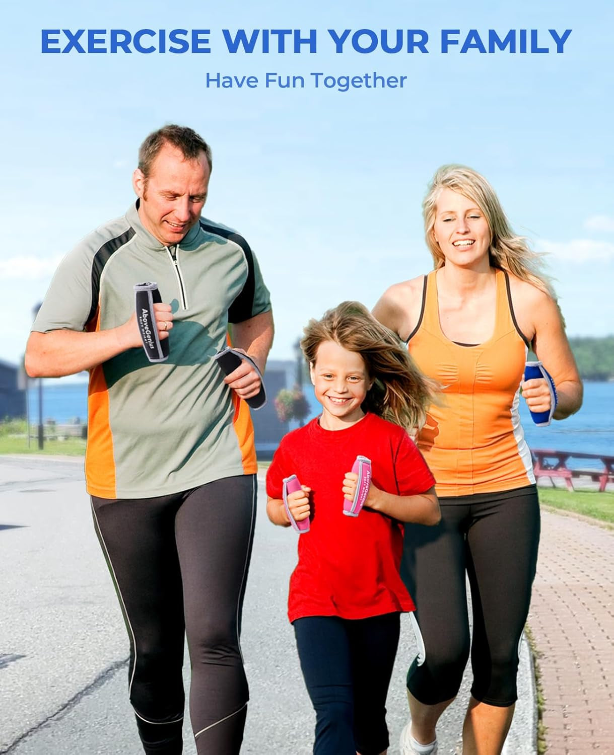 Soft Hand Weights Set (1 lb, 2 lb, 3 lb Pairs) for Kids, Teens, Adults