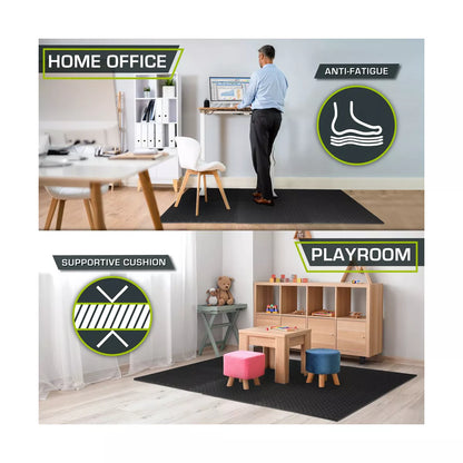 Prosourcefit Exercise Puzzle Mat, 24” X 24” X ½” Tiles